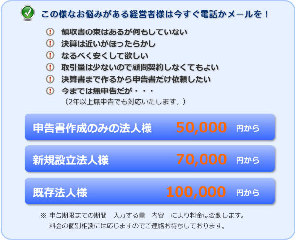 この様なお悩みがある経営者様は今すぐ電話かメールを!